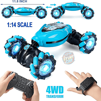 Gesture Sensing Car (Includes Gesture Watch + Remote Control) With LED Lights